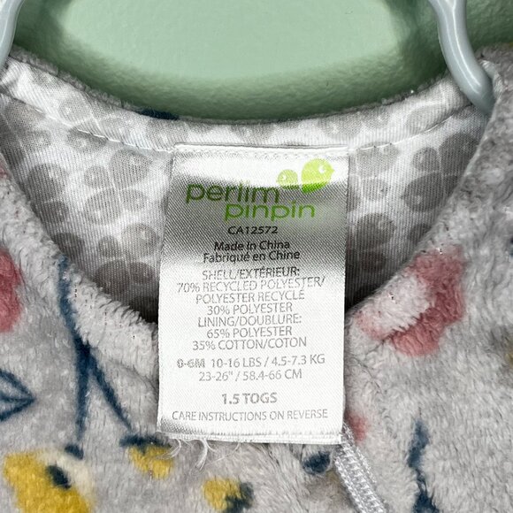 Perlimpinpin Plush Sleep Sack 1.5 Togs 0-6 months - Picture 3 of 4